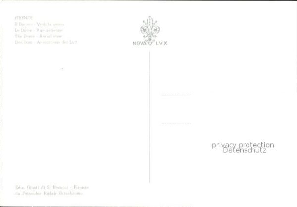 Firenze Florenz Dom Fliegeraufnahme – Bild 2