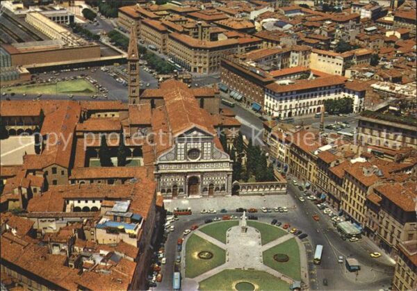 Firenze Florenz Fliegeraufnahme Piazza Santa Maria Nove