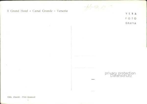 Venezia Venedig Grand Hotel Canal Grande – Bild 2