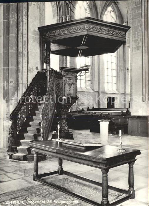 Zutphen Preekstoel Sankt Walburgkerk