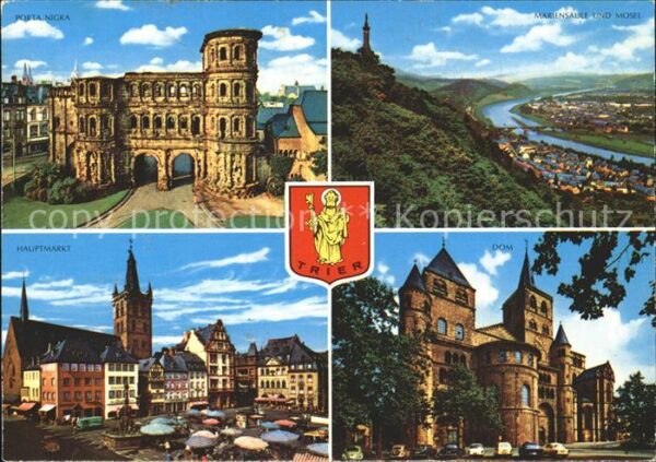 Trier Porta Nigra Hauptmarkt Dom Mariensäule
