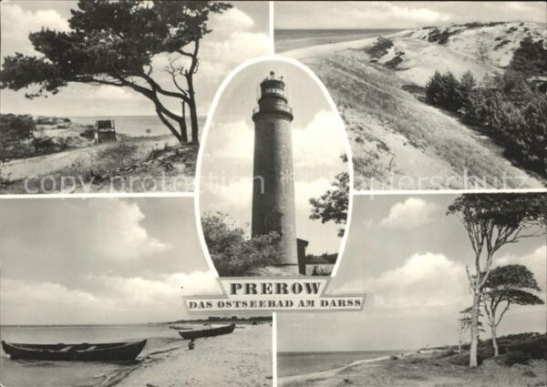 Prerow Ostseebad Dünen Strand Leuchtturm