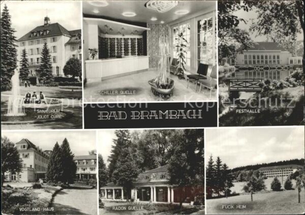 Bad Brambach Festhalle Schiller Quelle Vogtland- Hau