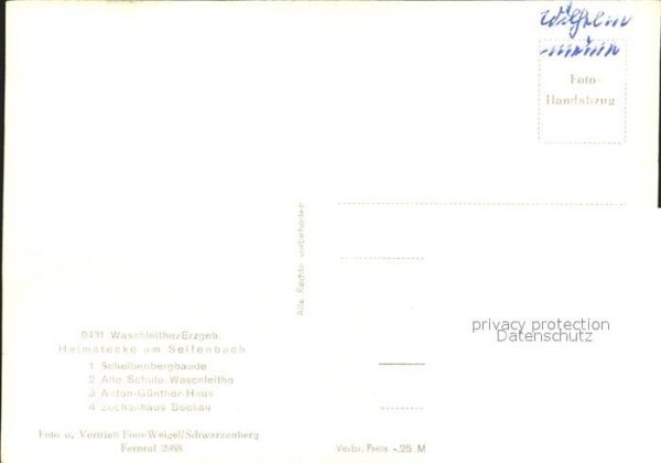 Waschleithe Scheibenbergbaude Alte Schule – Bild 2