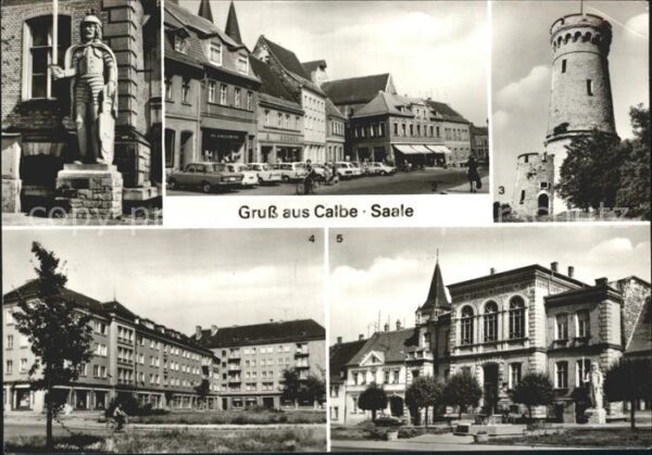 Calbe Saale Roland Markt VVN- Turm