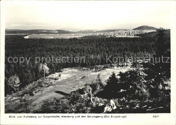 Altenberg Erzgebirge Geisingberg Galgenteiche