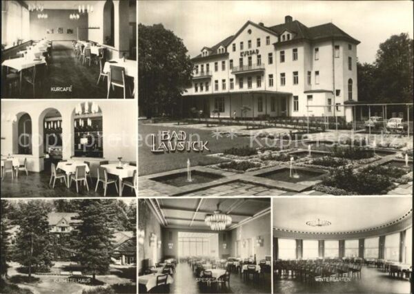 Bad Lausick Kurcafe Speisesaal Wintergarten