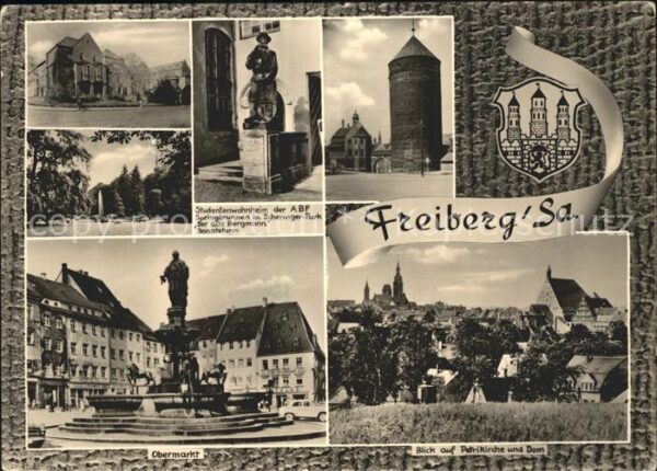 Freiberg Sachsen Obermarkt Petrikirche Dom