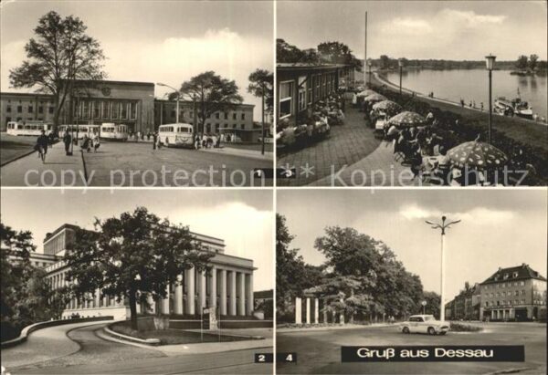 Dessau-Rosslau Hauptbahnhof Landestheater