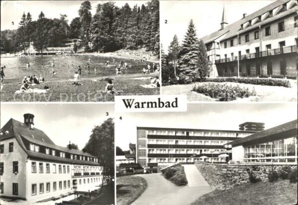 Warmbad Wolkenstein Freibad Bergarbeitersanatorium Pawlow-