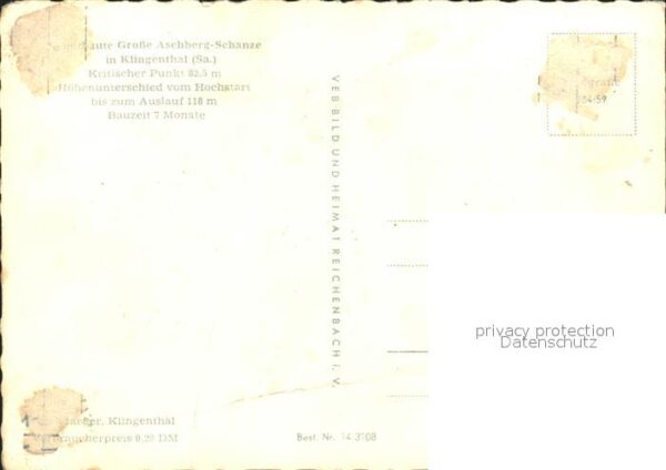 Klingenthal Vogtland Aschberg- Schanze – Bild 2