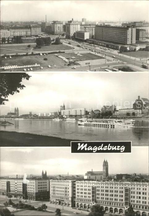 Magdeburg Otto von Guericke- Strasse Elbe Wilhelm