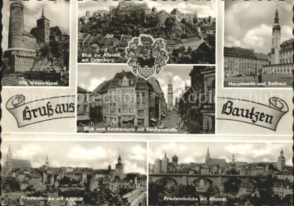 Bautzen Hauptmarkt Rathaus Alte Wasserkunst Fri