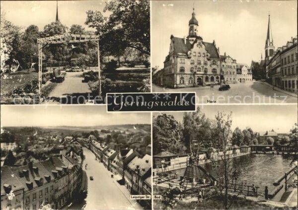 Geringswalde Leipziger Strasse Markt Park