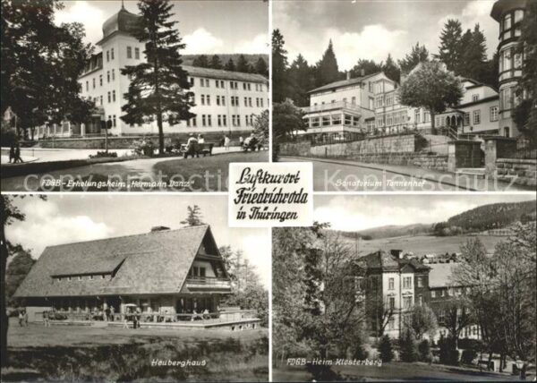 Friedrichroda Sanatorium Tannenhof Heuberghaus FDGB-