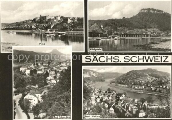 Koenigstein Saechsische Schweiz Wehlen Bad Schandau Pirna