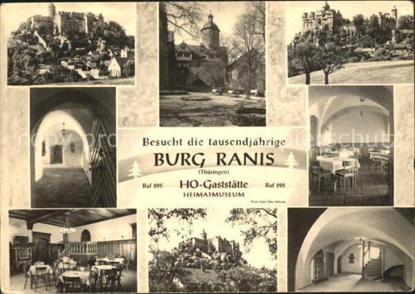 Ranis Burg HO- Gaststätte Heimatmuseum