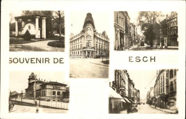 Esch-Sur-Alzette Gebäude Strassenansicht Post Strassenba