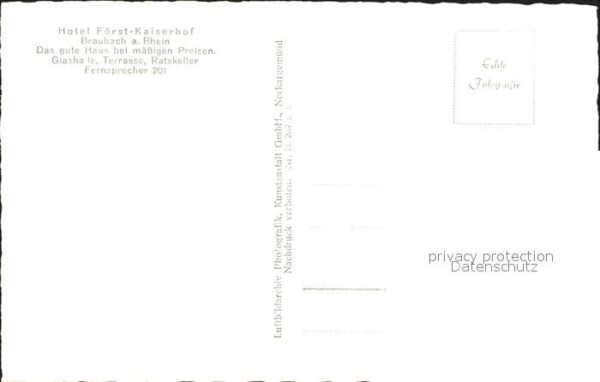 Braubach Rhein Fliegeraufnahme Hotel-Först-Kaiserhof – Bild 2