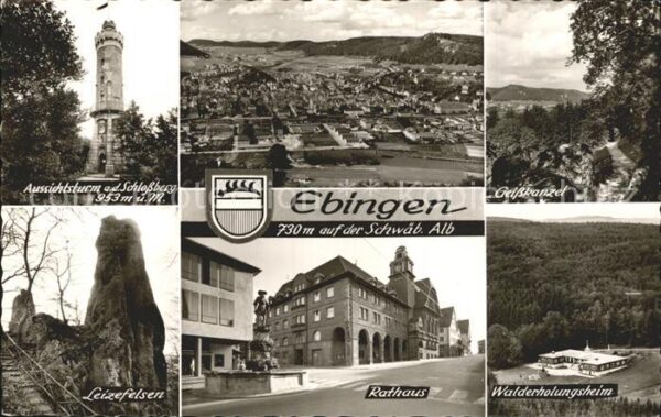 Ebingen Geisskanzel Walderholungsheim Rathaus L