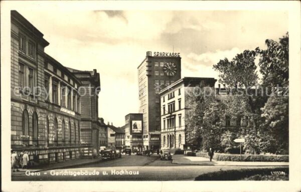 Gera Gerichtsgebäude Hochhaus
