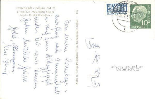 Immenstadt Allgaeu Berglift Mittaggipfel Marienplatz – Bild 2