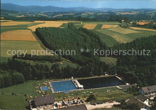 Markt Schwarzach Freibad Fliegeraufnahme