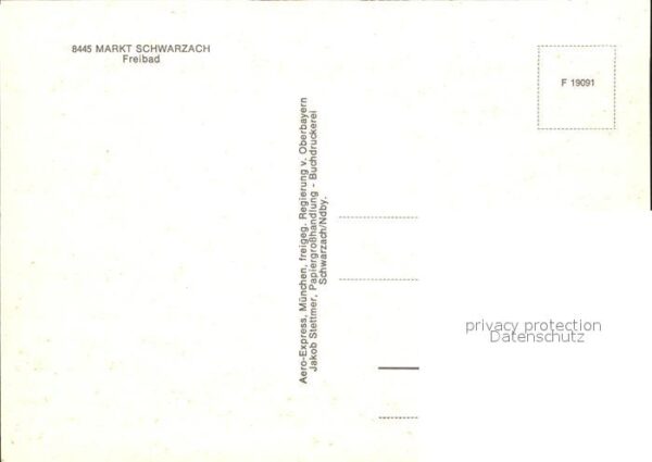 Markt Schwarzach Freibad Fliegeraufnahme – Bild 2