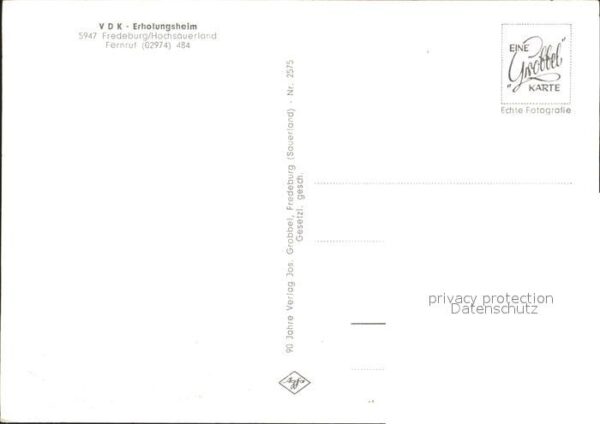 Fredeburg Schmallenberg Sauerland VDK-Erholungsheim – Bild 2