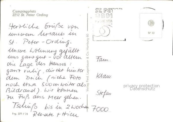 St Peter-Ording Campingplatz Fliegeraufnahme – Bild 2