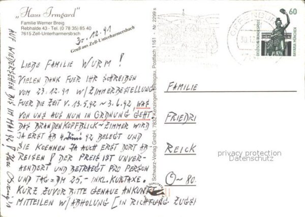 Unterharmersbach Haus Irmgard – Bild 2