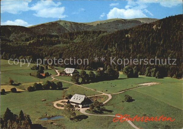 Hinterzarten Fliegeraufnahme
