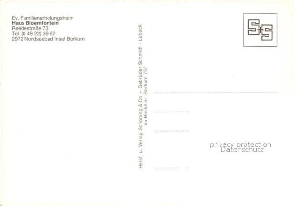 Borkum Evangelische Familienerholungsheim Haus – Bild 2