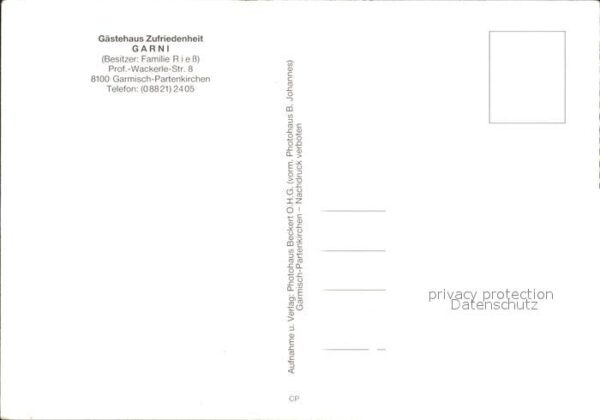 Garmisch-Partenkirchen Gästehaus Zufriedenheit – Bild 2