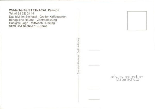 Steina Suedharz Waldschänke Steinatal – Bild 2