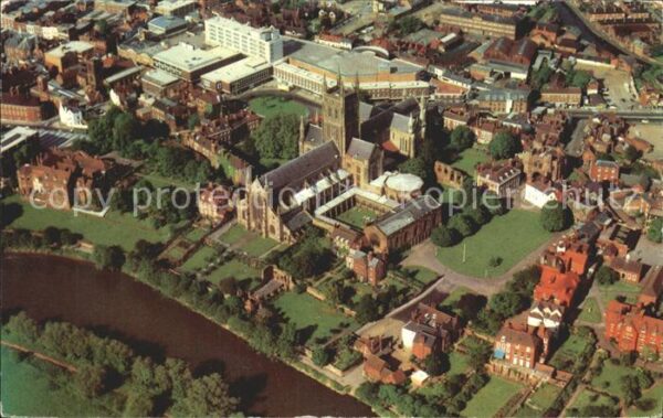 Worcester Fliegeraufnahme Cathedral