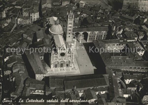 Siena Fliegeraufnahme Cathedral
