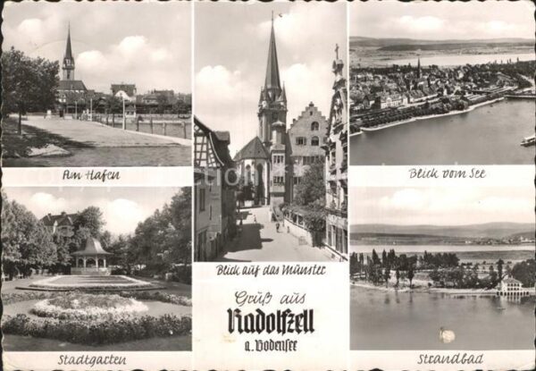 Radolfzell Bodensee Hafen Münster Strandbad Stadtgarten