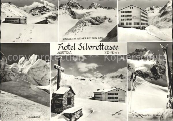 Partenen Vorarlberg Hotel Silvrettasee Grosser Kleiner Piz