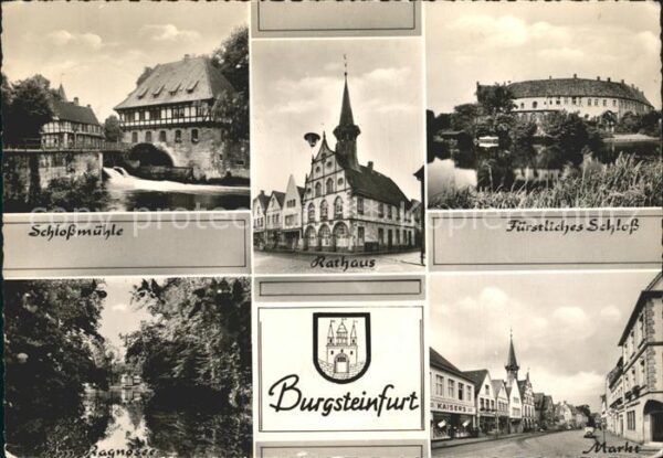 Burgsteinfurt Rathaus Fürstliches Schloss Markt Schlo