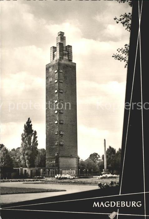 Magdeburg Aussichtsturm Kulturpark Rotehorn