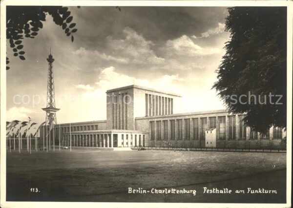 Charlottenburg Festhalle Funkturm