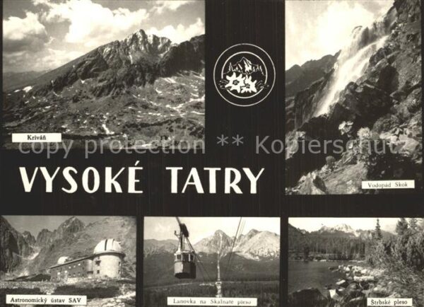 Vysoke Tatry Vodopad Skok Strbske pleso Lanovka Skal
