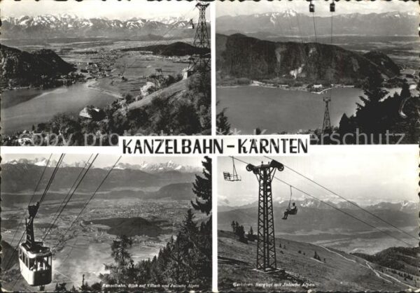 Villach Kaernten Kanzelbahn Julische Alpen Gerlitzen