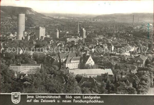 Jena Zeisswerk neue Forschungshochhaus Bahnp