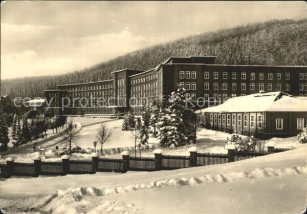 Erlabrunn Erzgebirge Bergarbeiter-Krankenhaus Dr. Georg Benj