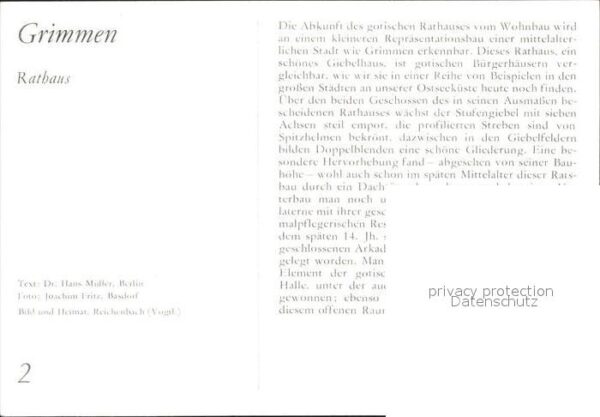 Grimmen Rathaus – Bild 2