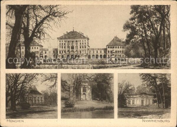 Muenchen Nymphenburg Amalienburg Badenburg Pagod