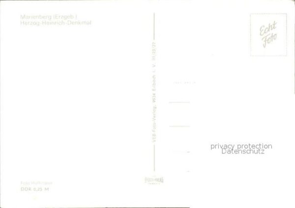 Marienberg Erzgebirge Herzog-Heinrich-Denkmal – Bild 2