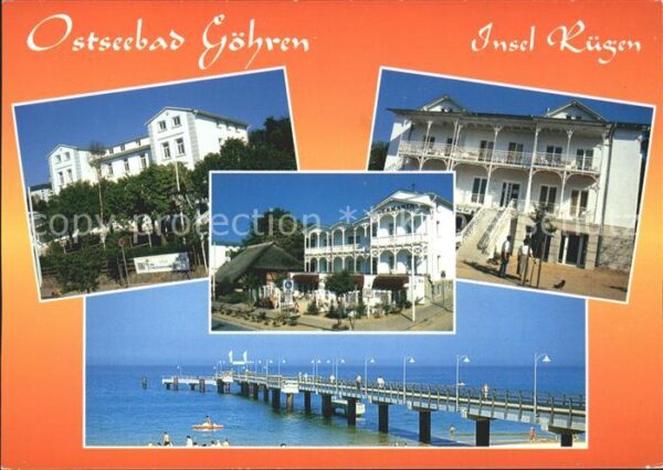 Goehren Ruegen Anlegebrücke Hotel Germania